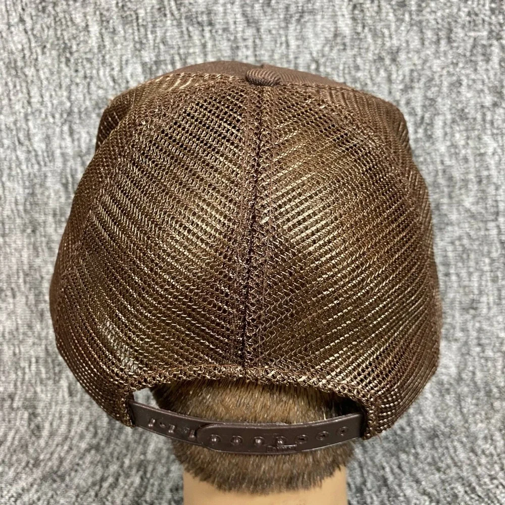 Vtg 80s Cleveland Browns Annco Professional Model Trucker Snapback Hat Cap Mesh